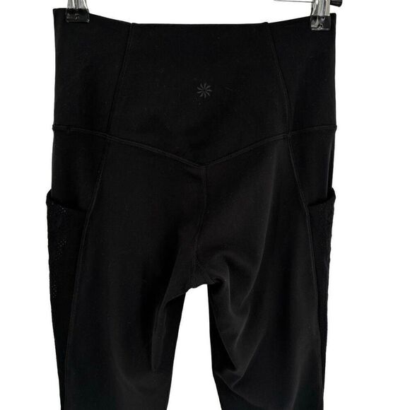 Athleta Salutation Stash II Lace 7/8 Tight Leggings Black XS - Picture 7 of 11